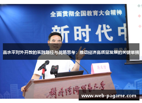 高水平对外开放的实践路径与战略思考：推动经济高质量发展的关键举措